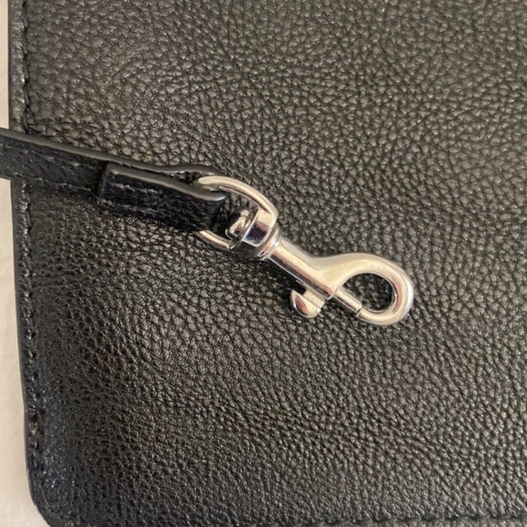 Calvin Klein Black Wristlet - 9.5" L, 6.5" H, 1" D - Picture 9 of 9